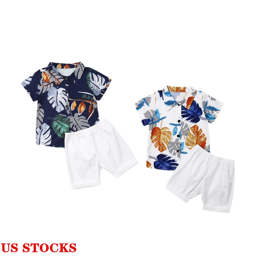 Citgeett Baby Boy Cotton Summer Outfit Set