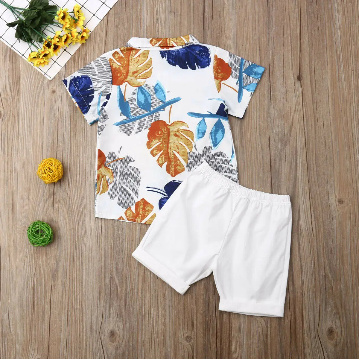 Citgeett Baby Boy Cotton Summer Outfit Set