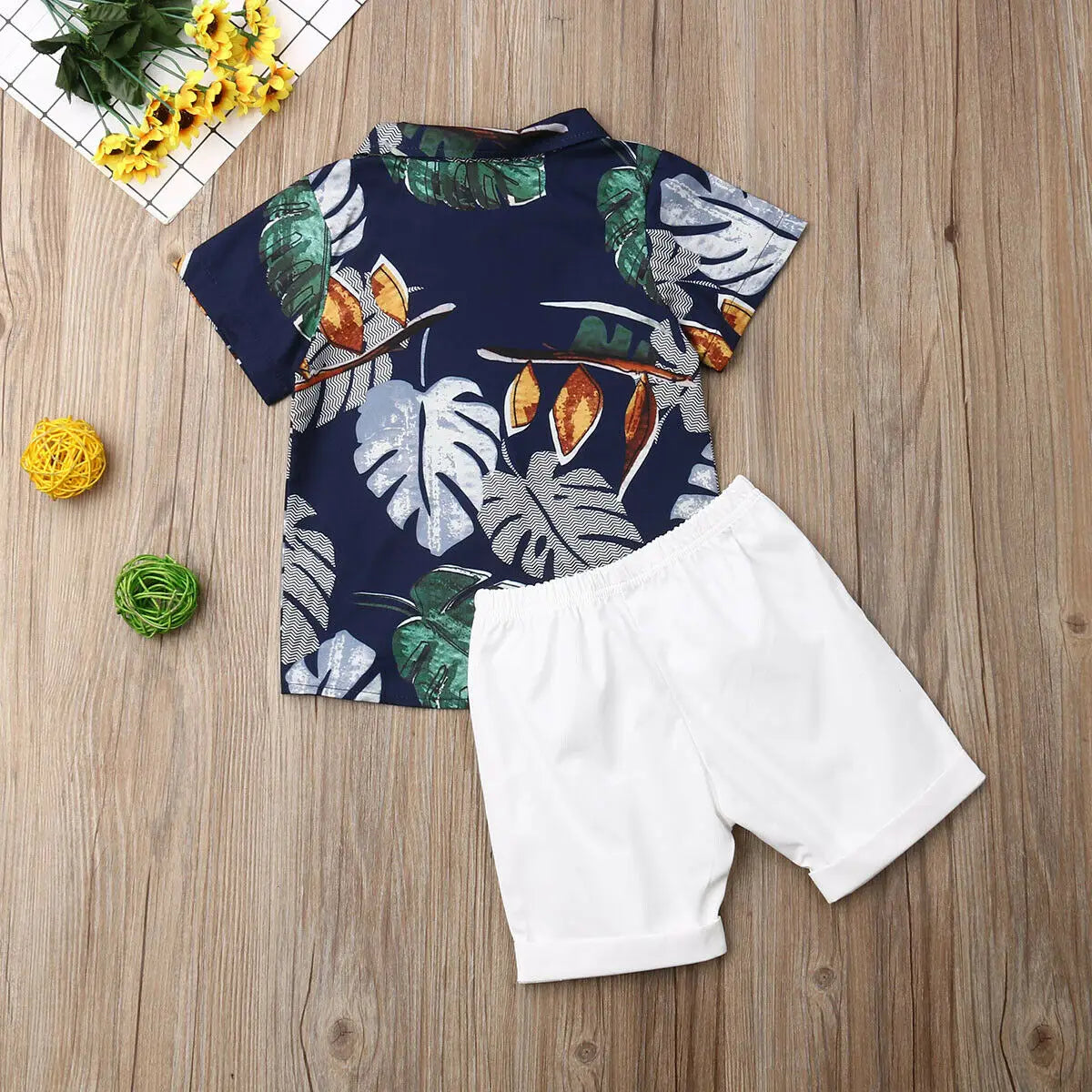 Citgeett Baby Boy Cotton Summer Outfit Set