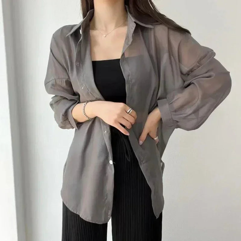 Women’s Sheer Sun-Proof Tops – 8 Colors