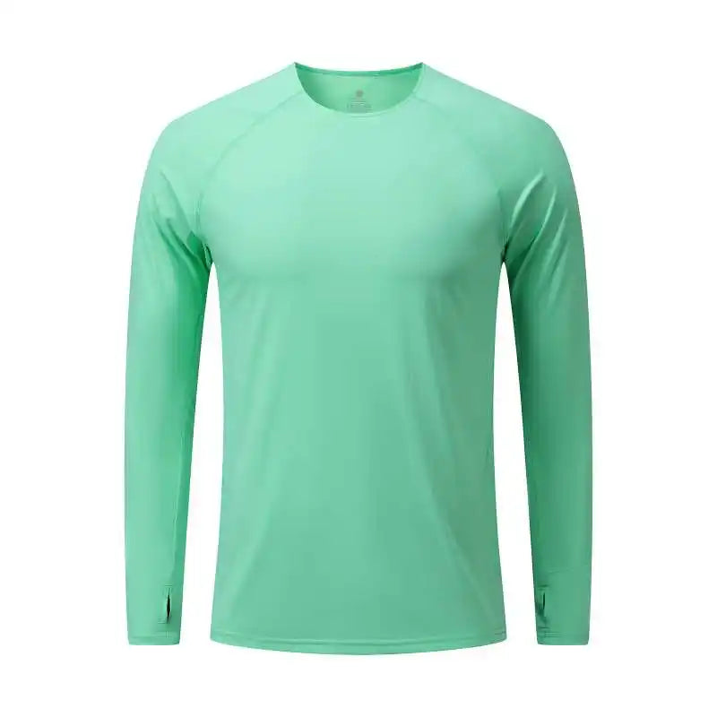 Men’s UPF 50+ UV Protection Long Sleeve Rash Guard