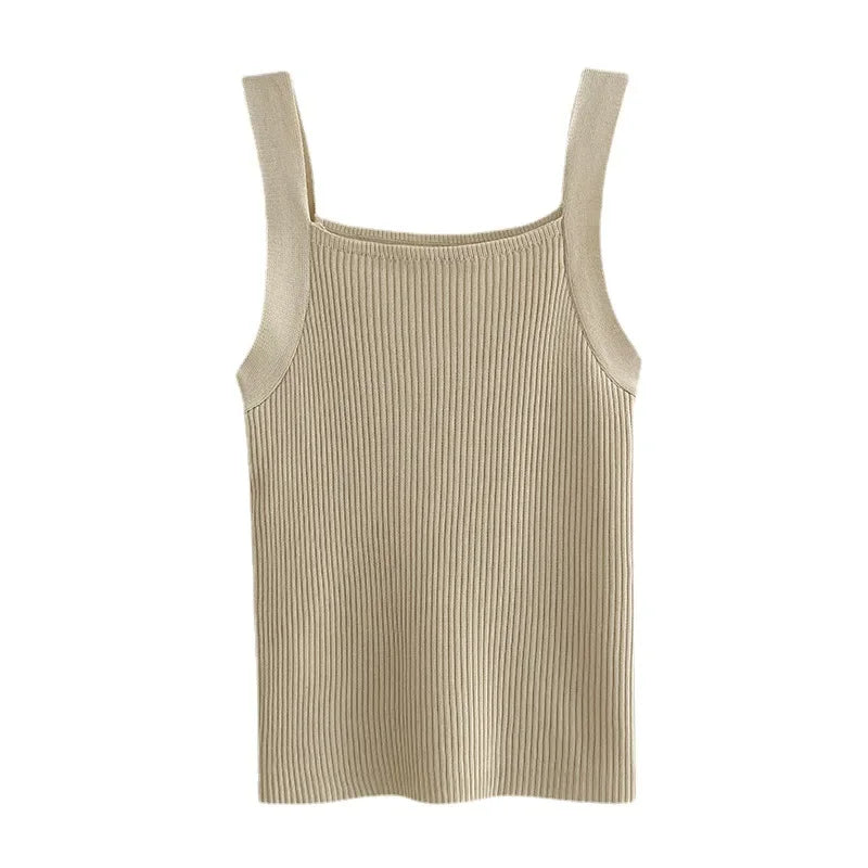 2023 Spring Women’s Strappy Crop Top