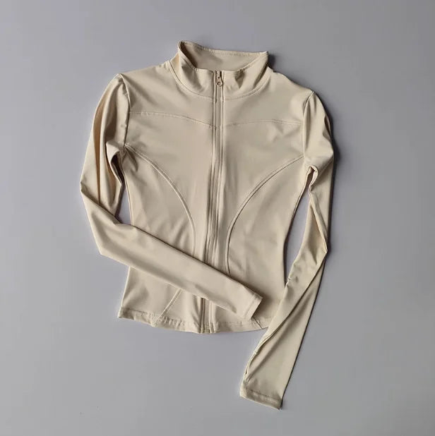 Women’s Slim Fit Quick-Dry Zipper Sports Jacket