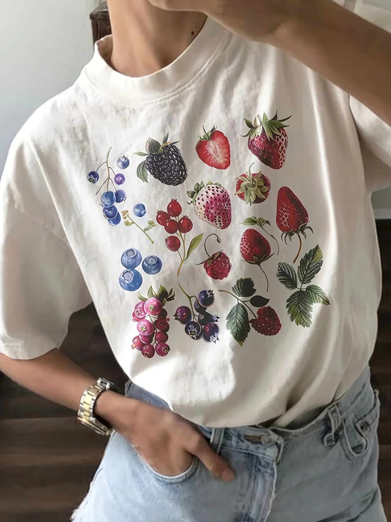 Plus Size SUNSHINE Print T-Shirt