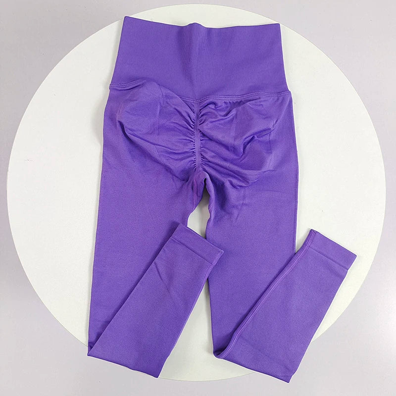 High Elastic Seamless Yoga Leggings - Women’s Fitness Pants