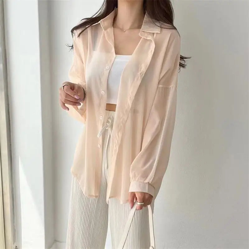 Women’s Sheer Chic Sun-Proof Tops (7 Colors)