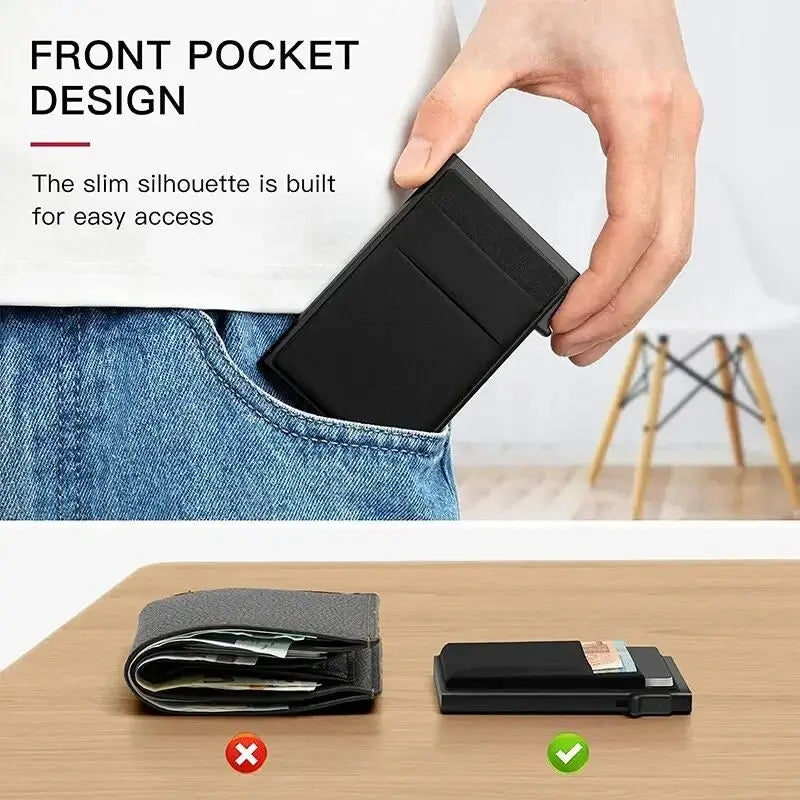 SlimGuard RFID-Blocking Metal Wallet