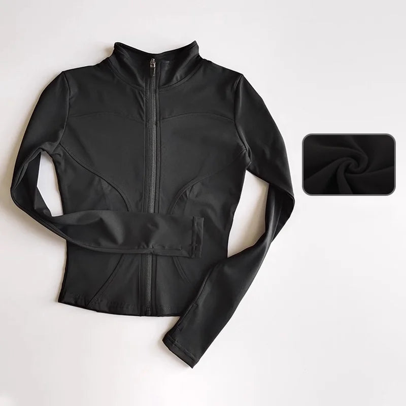 Women’s Slim Fit Quick-Dry Zipper Sports Jacket