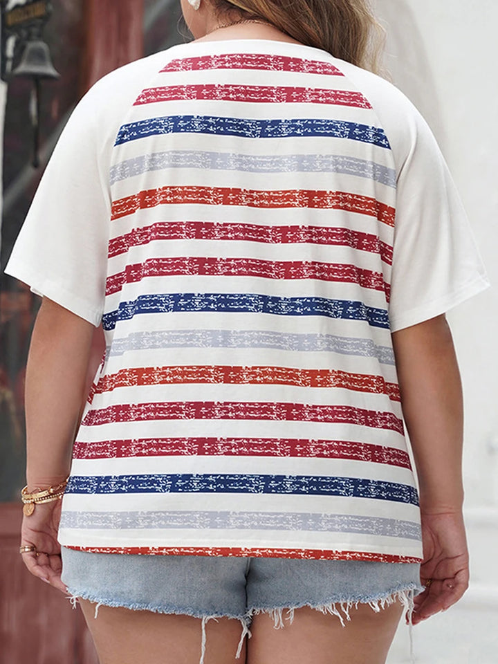 Plus Size Floral Boho T-Shirt