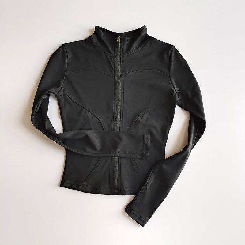 Women’s Slim Fit Quick-Dry Zipper Sports Jacket
