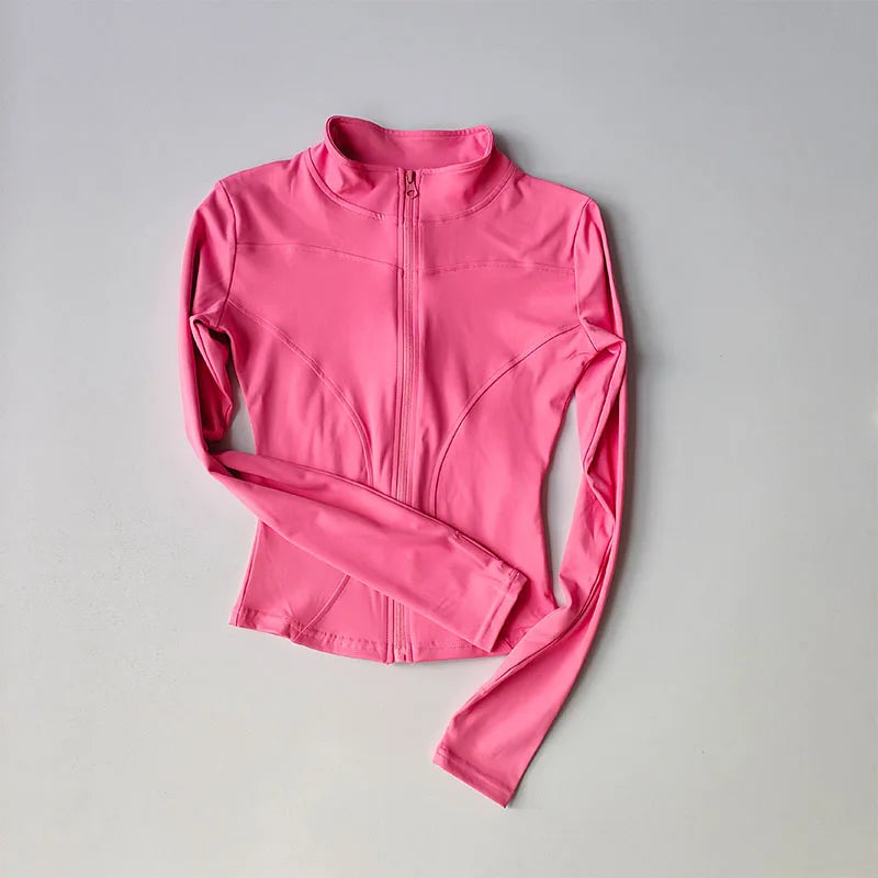 Women’s Slim Fit Quick-Dry Zipper Sports Jacket