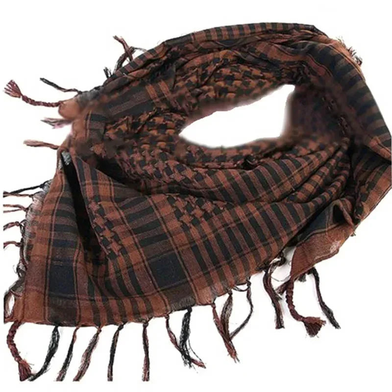 Lightweight Tactical Plaid Scarf for Women & Men