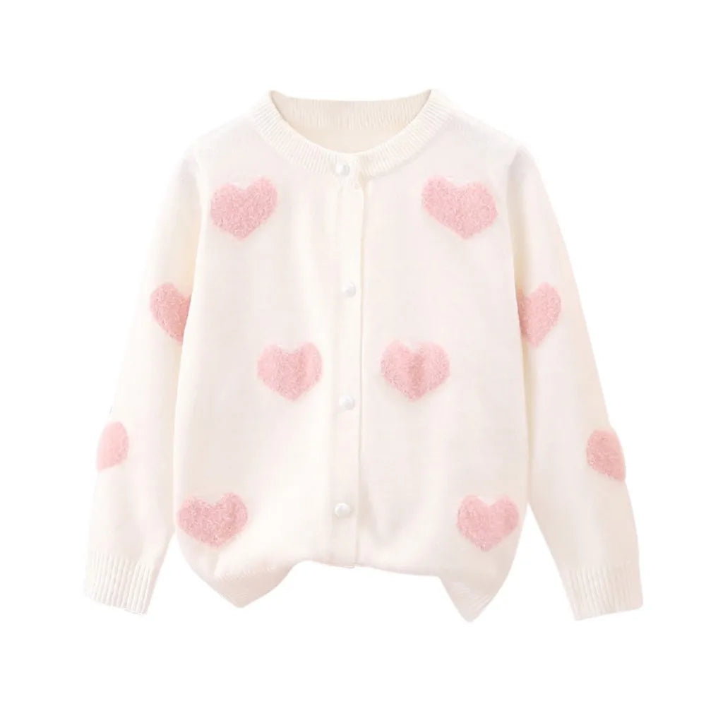 Autumn Girls Knit Cardigan Sweater