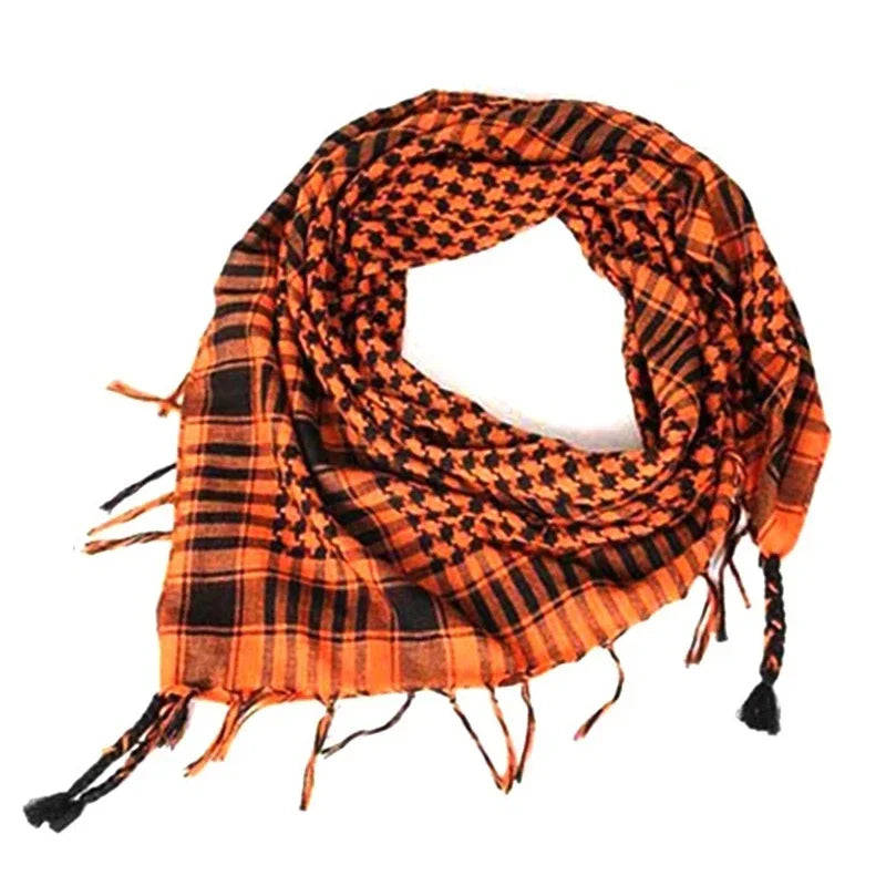 Lightweight Tactical Plaid Scarf for Women & Men