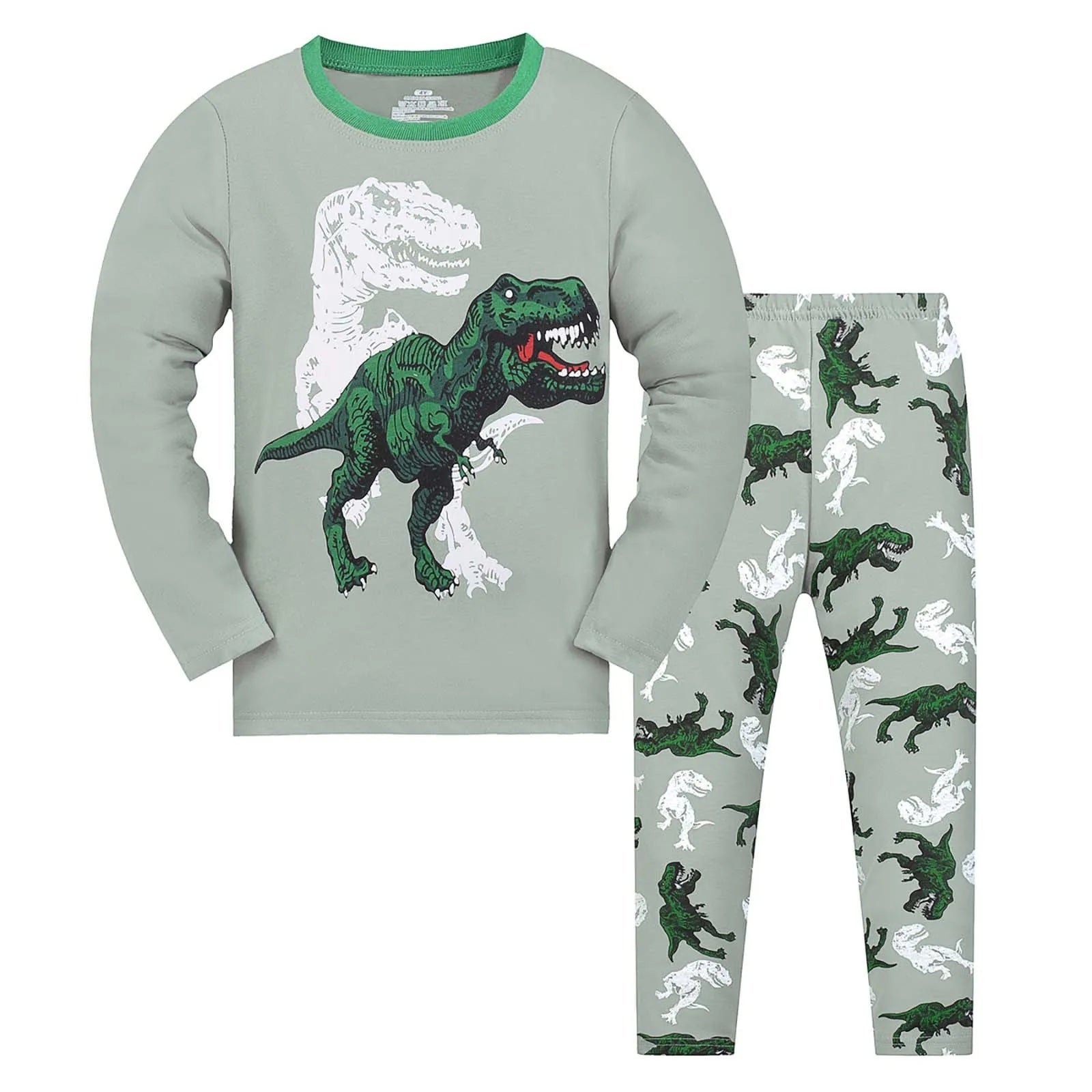 Toddler Dinosaur Pajamas 4-Piece Set
