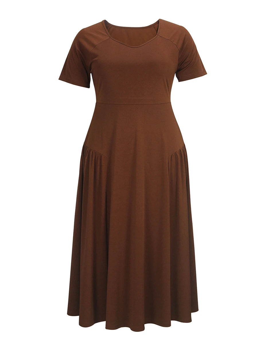 Plus Size Floral Off-Shoulder Maxi Dress