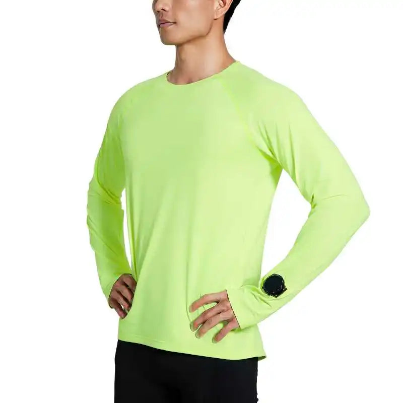 Men’s UPF 50+ UV Protection Long Sleeve Rash Guard