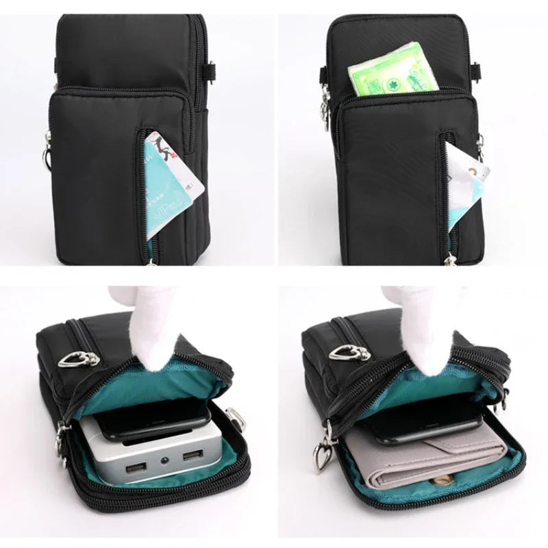 AquaGuard Mini Waterproof Oxford Crossbody Bag