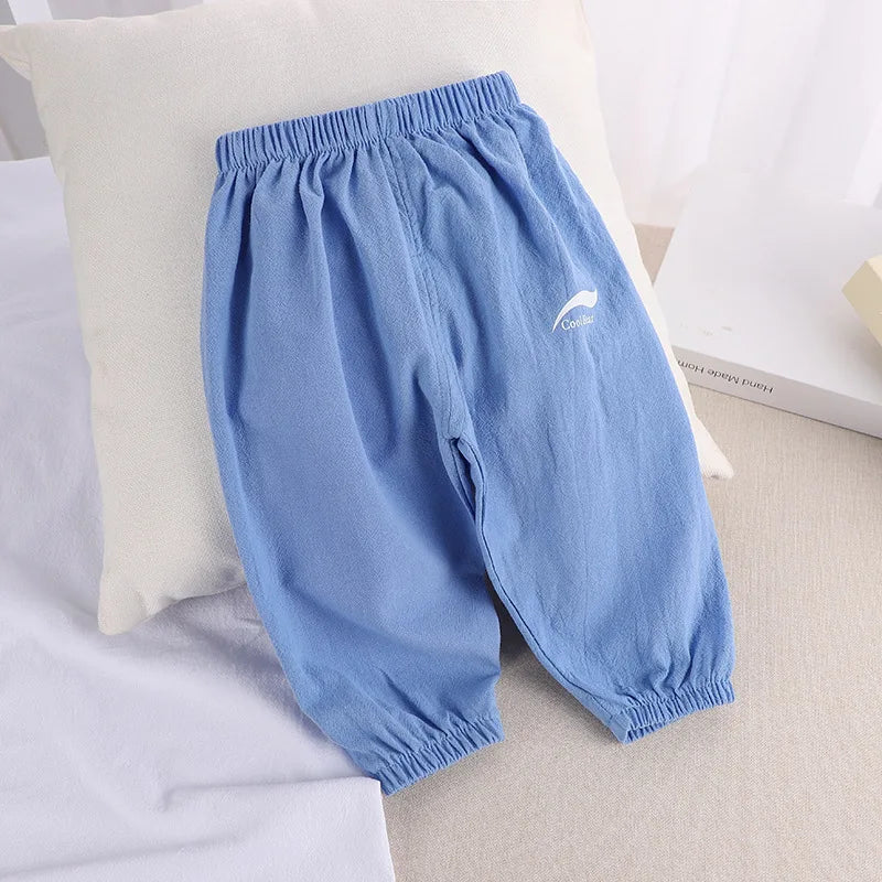 BreezeGuard Kids' Anti-Mosquito Cotton Linen Pants
