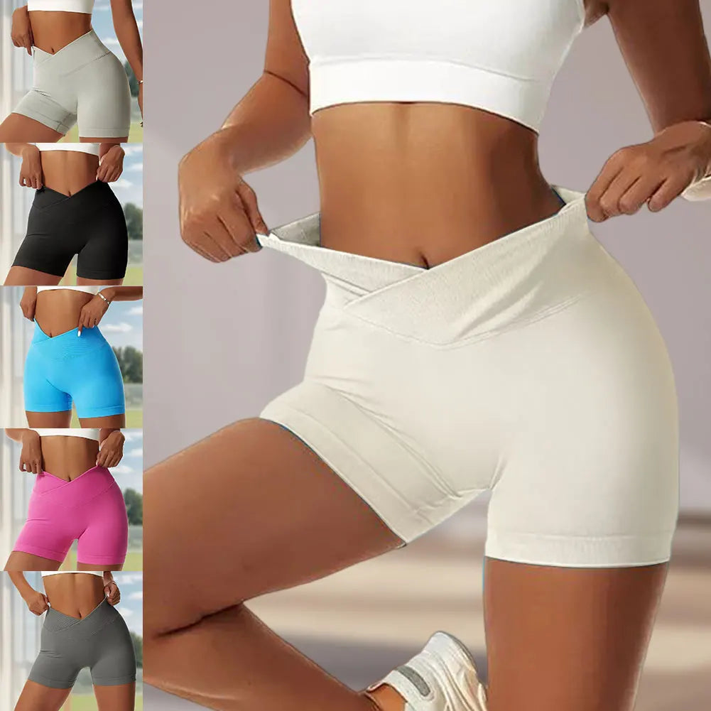 Women’s High-Waisted Tummy Control Workout Shorts