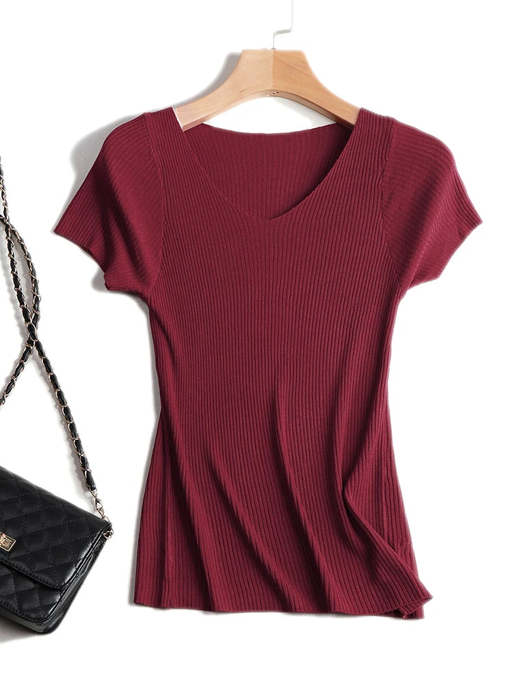 Women’s Slim Pullover Knit Sweater