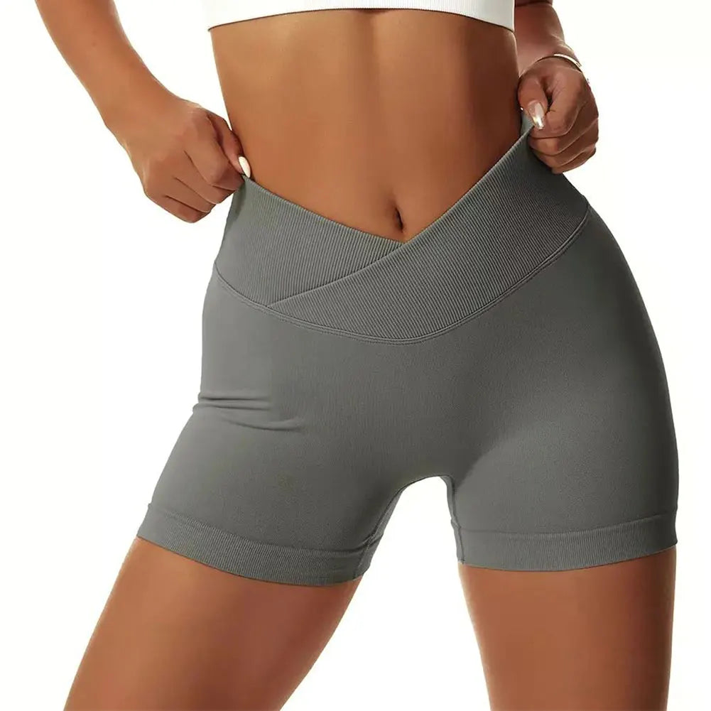 Women’s High-Waisted Tummy Control Workout Shorts