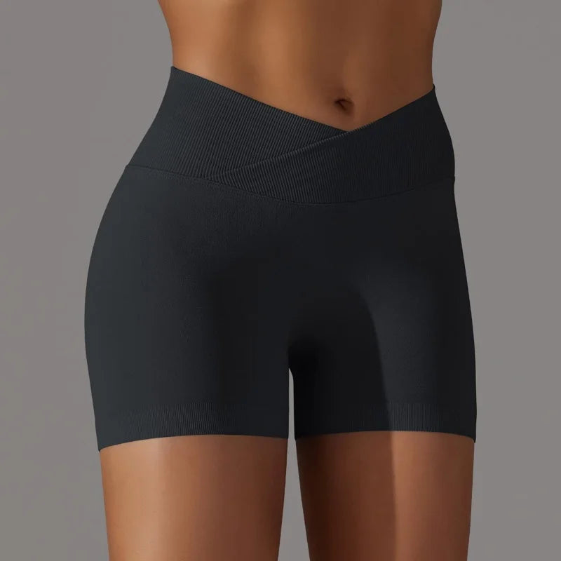 3-Pack Women’s Peach High-Waist Sports Shorts