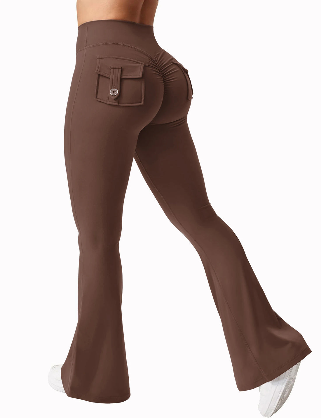 FlexWide Women’s High-Stretch Wide Leg Yoga Leggings with Pockets