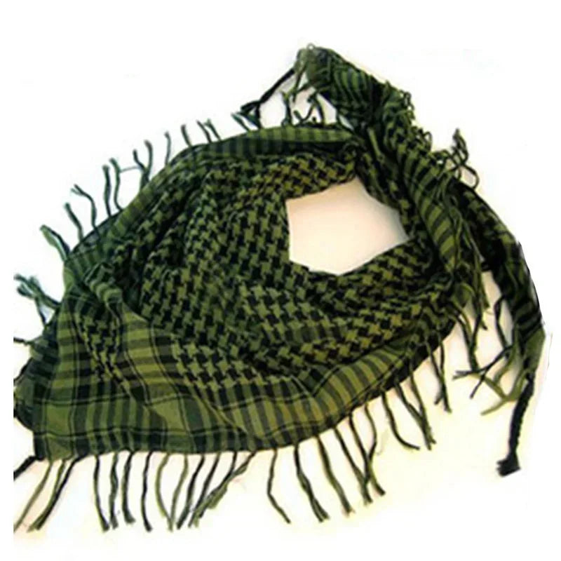 Lightweight Tactical Plaid Scarf for Women & Men
