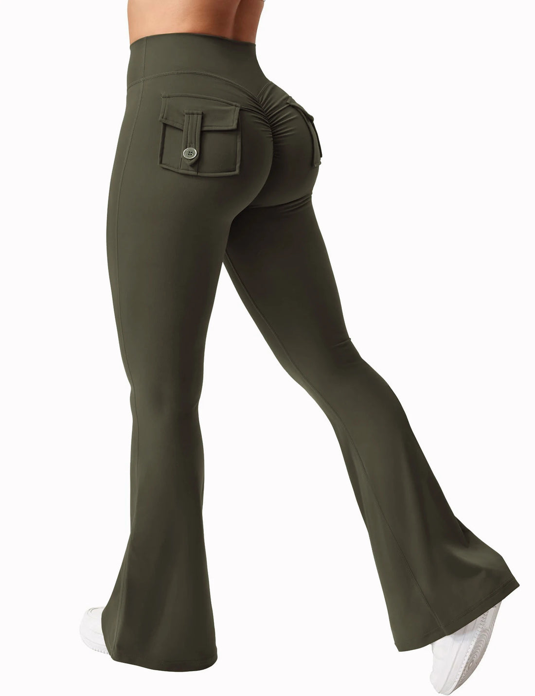 FlexWide Women’s High-Stretch Wide Leg Yoga Leggings with Pockets