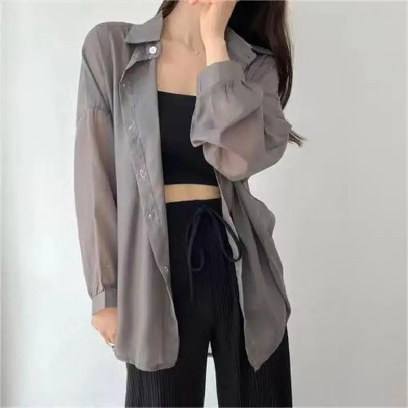 Women’s Sheer Chic Sun-Proof Tops (7 Colors)