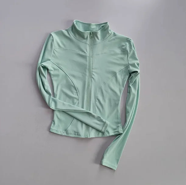 Women’s Slim Fit Quick-Dry Zipper Sports Jacket