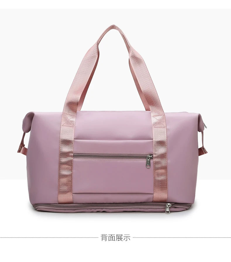 UNIXINU Waterproof Nylon Travel Duffle Bag for Women – Large Capacity Tot