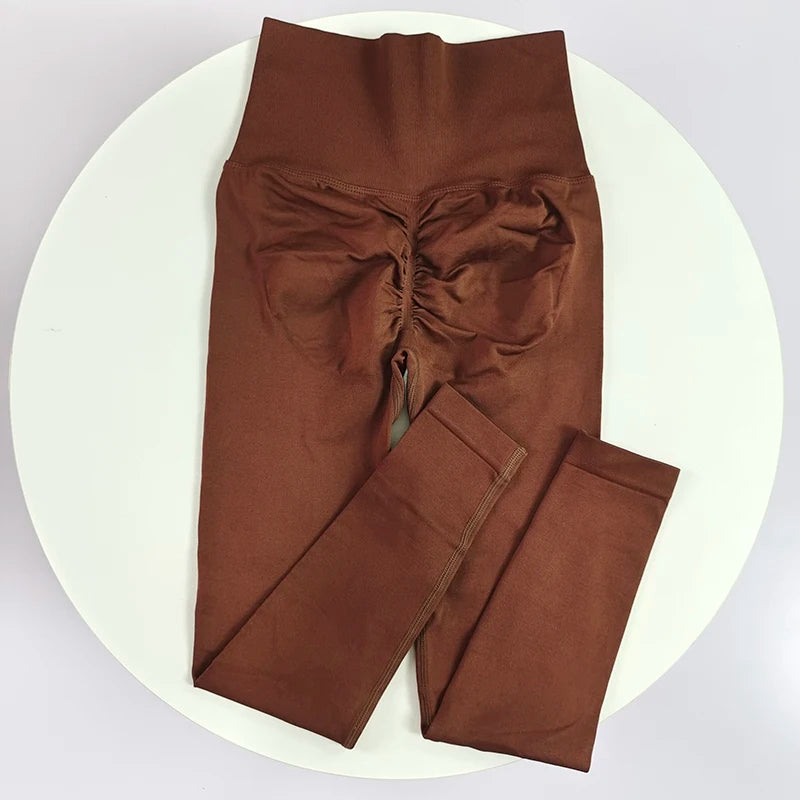 High Elastic Seamless Yoga Leggings - Women’s Fitness Pants