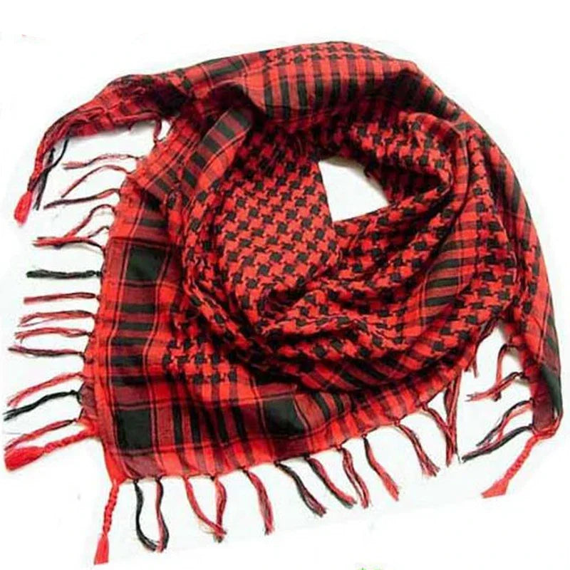Lightweight Tactical Plaid Scarf for Women & Men