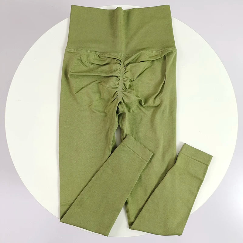 High Elastic Seamless Yoga Leggings - Women’s Fitness Pants