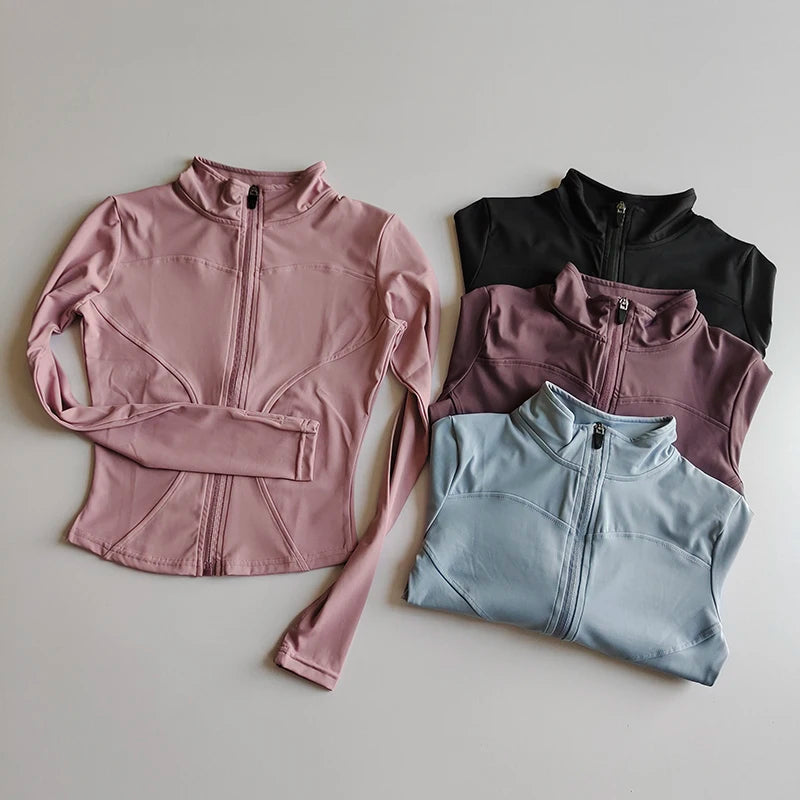 Women’s Slim Fit Quick-Dry Zipper Sports Jacket