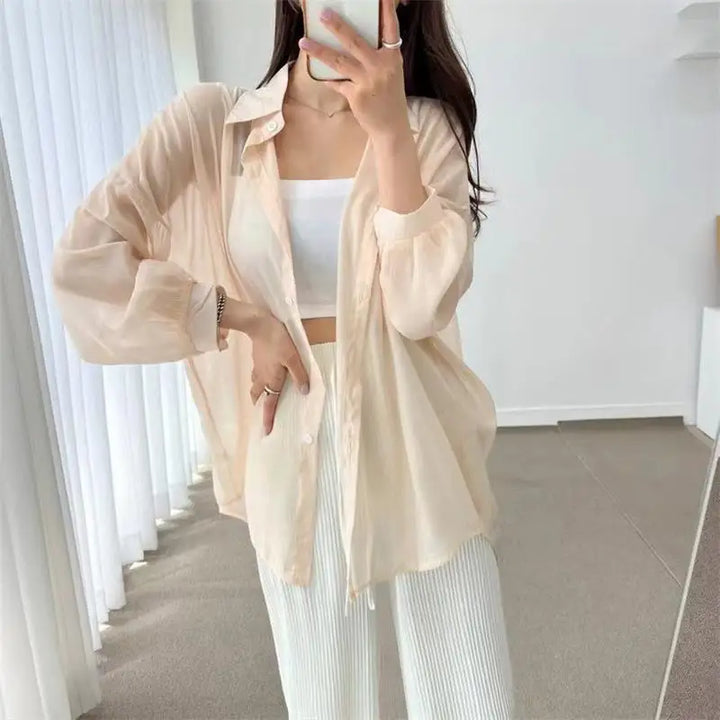 Women’s Sheer Chic Sun-Proof Tops (7 Colors)