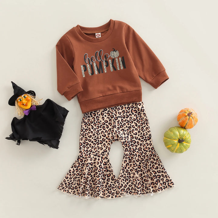 Lioraitiin Girls Pants Suit 0-4 Years