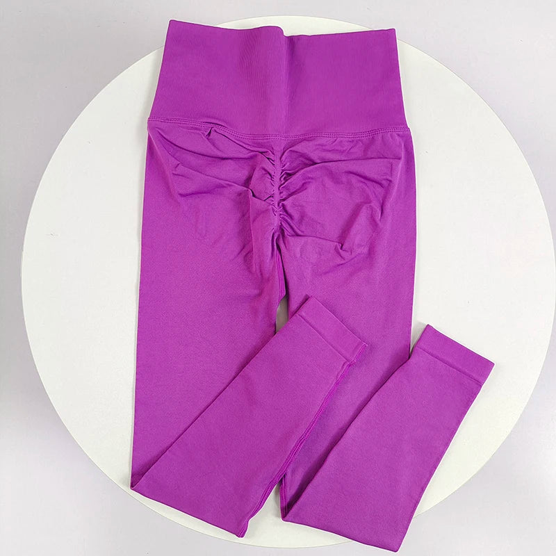 High Elastic Seamless Yoga Leggings - Women’s Fitness Pants