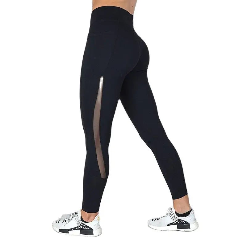 Women’s Cropped Sports Leggings with Side Pockets