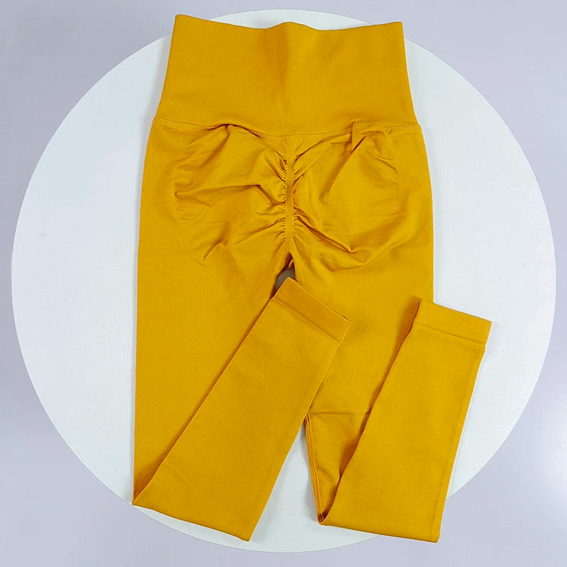 High Elastic Seamless Yoga Leggings - Women’s Fitness Pants