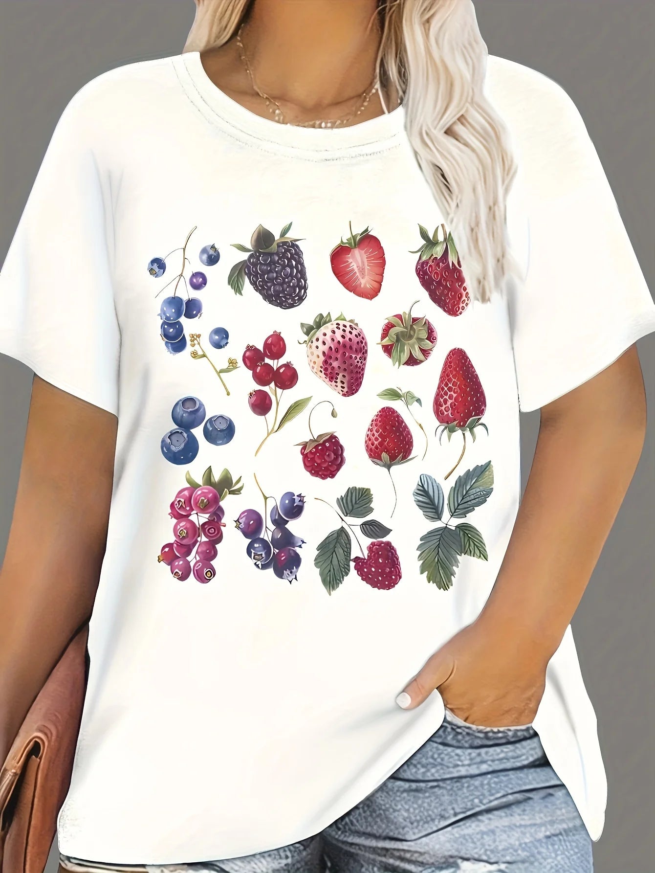Plus Size SUNSHINE Print T-Shirt