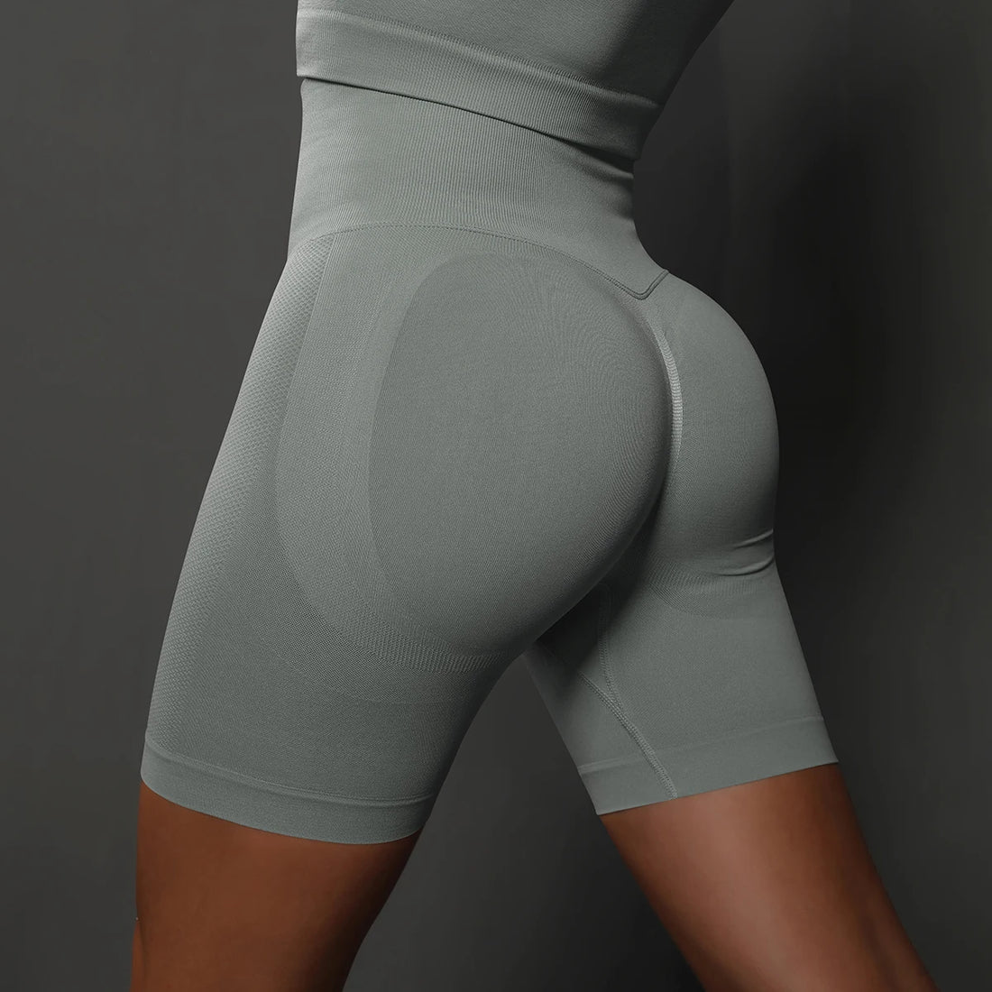 Women’s Seamless High-Waist Yoga & Sports Shorts