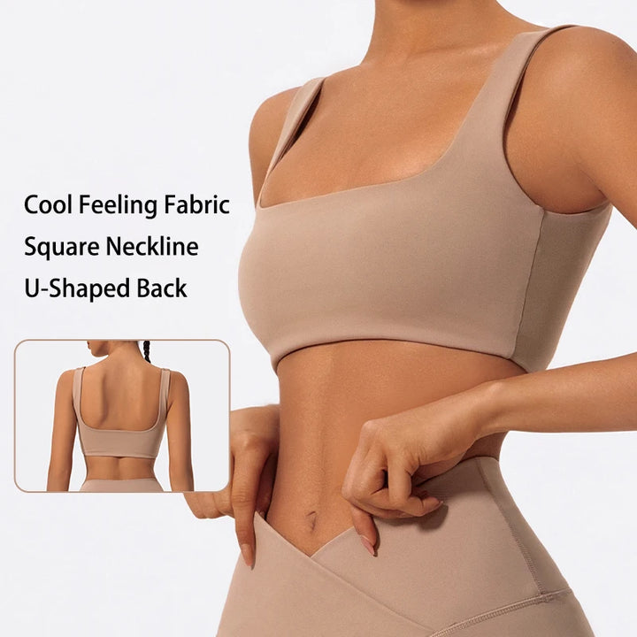 Ctenkevet Women’s Shockproof Backless Sports Bra