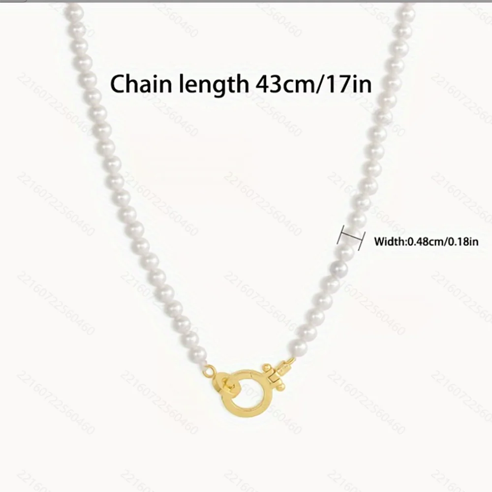 18K Gold Freshwater Pearl Choker Necklace