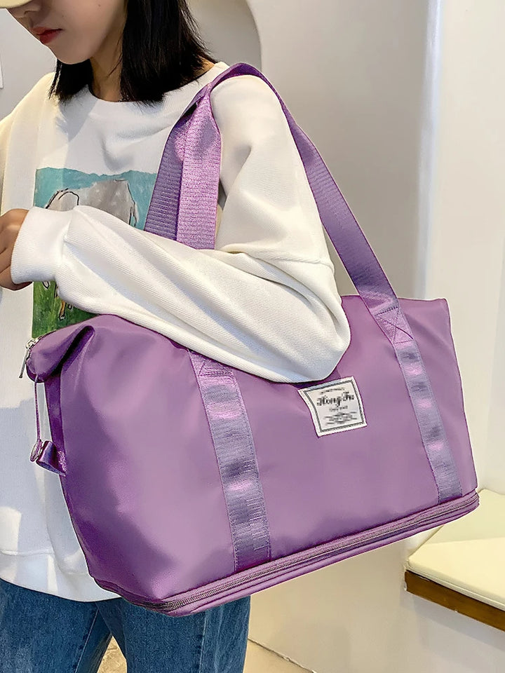UNIXINU Waterproof Nylon Travel Duffle Bag for Women – Large Capacity Tot