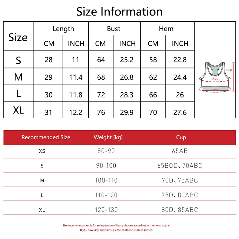 Ctenkevet Women’s Shockproof Backless Sports Bra