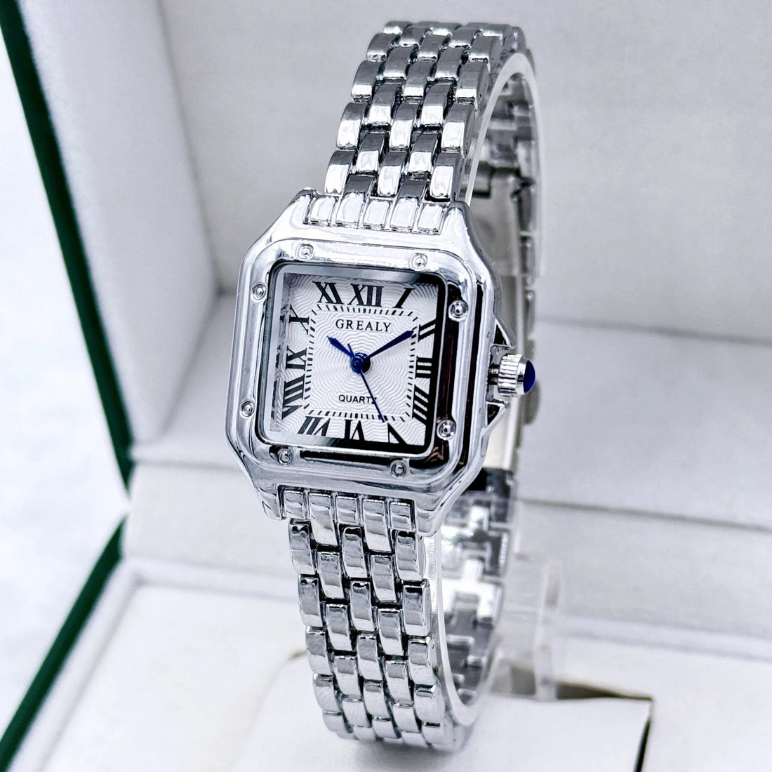 LuxeSquare Women’s Gold Fashion Watch
