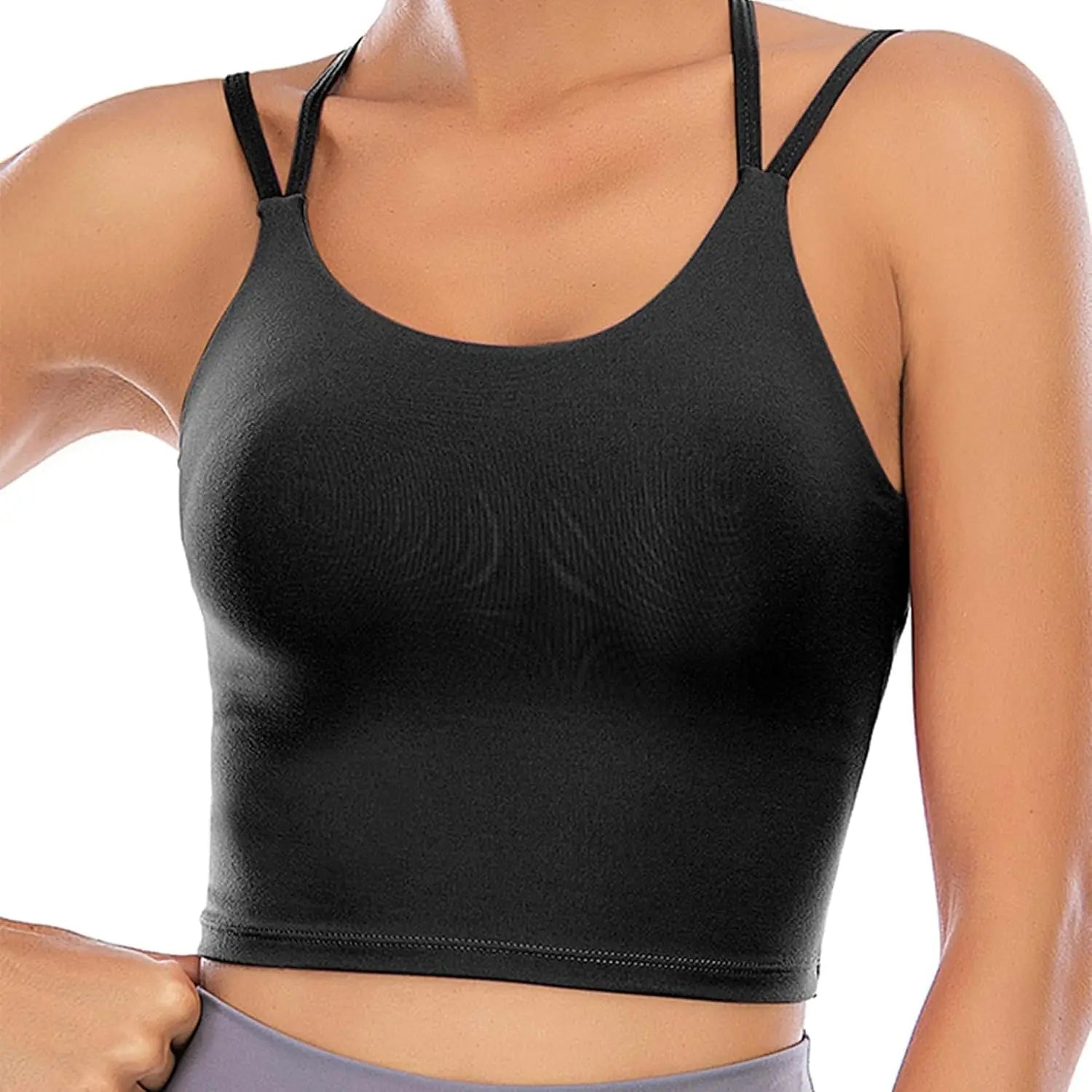 Women’s Padded Sports Bra Crop Top